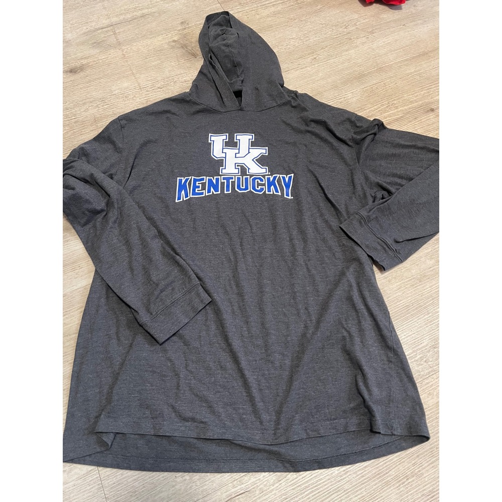 Concepts‎ Sport Kentucky Wildcats Hoodie T-Shirt Mens XXL Charcoal Grey UK Logo